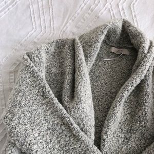 Long Grey Duster Sweater